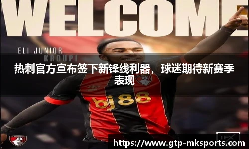 热刺官方宣布签下新锋线利器，球迷期待新赛季表现