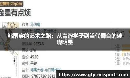 邹雨宸的艺术之路：从青涩学子到当代舞台的璀璨明星